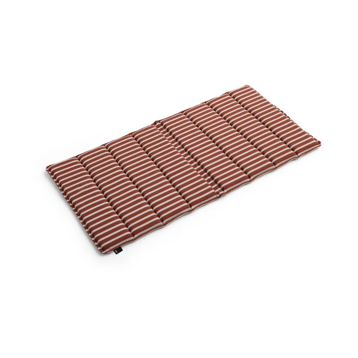 Almofada de assento Terrazza Folding - Terracotta bold stripe, 82x40 cm - HAY