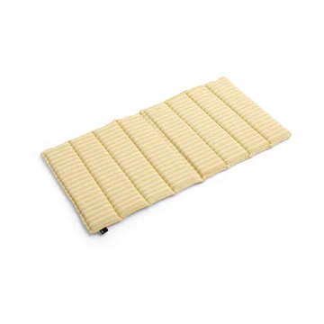 Almofada de assento Terrazza Folding - Yellow bold stripe, 82x40 cm - HAY