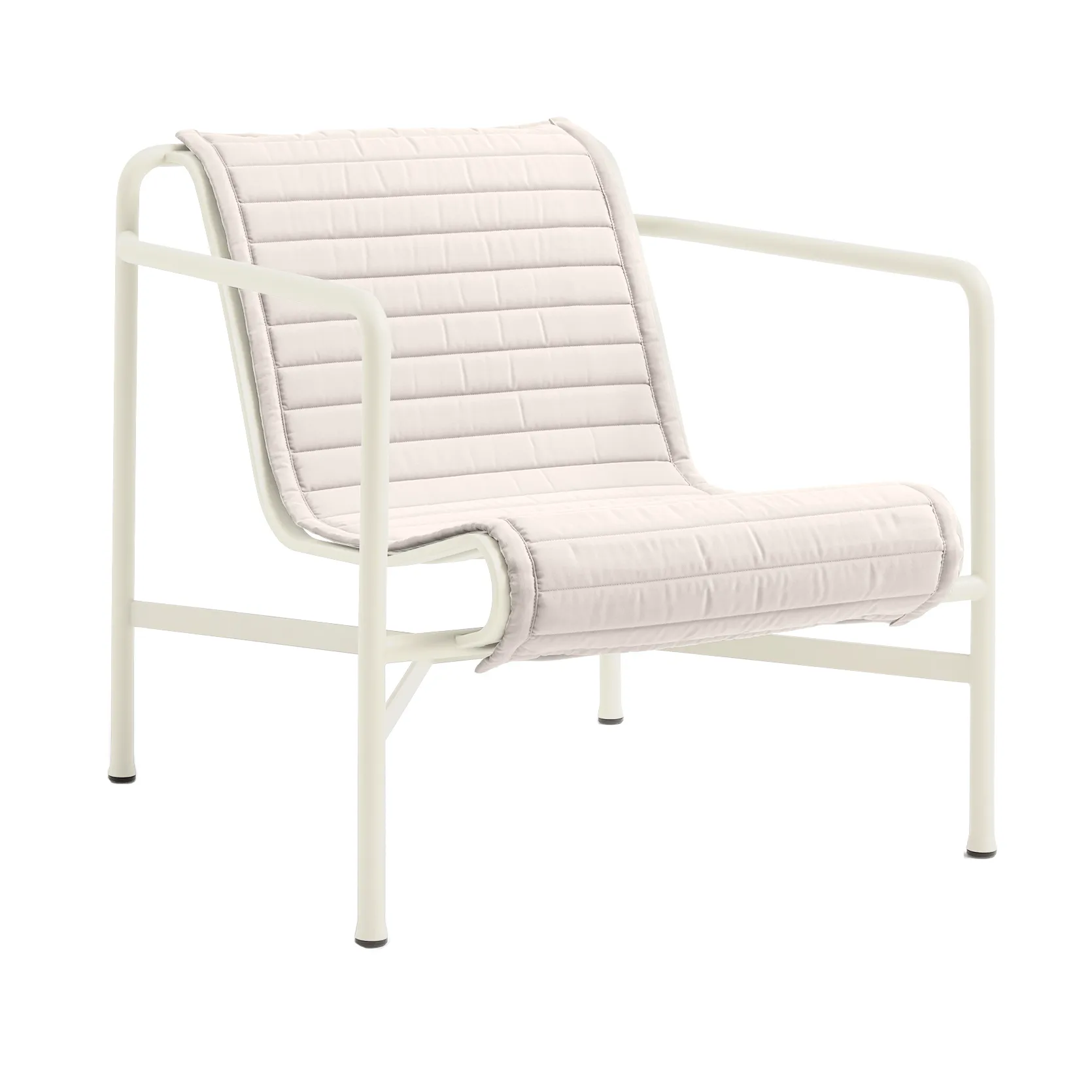 Almofada Palissade Quilted, Sky grey, para poltrona lounge low HAY