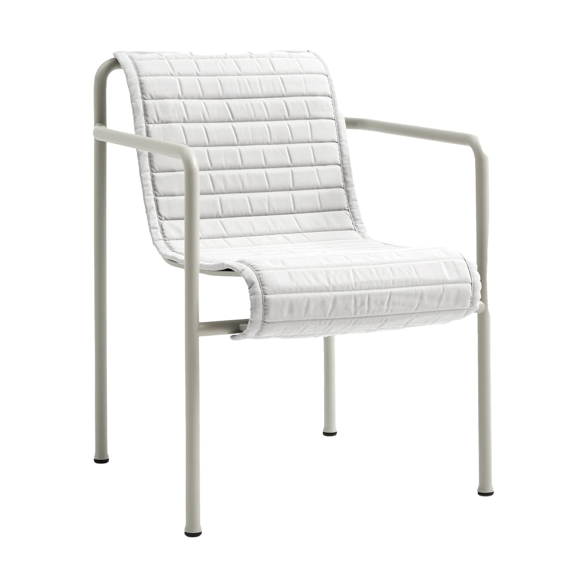 Almofada para cadeira com apoios de braços Palissade Dining Quilted, Sky grey HAY