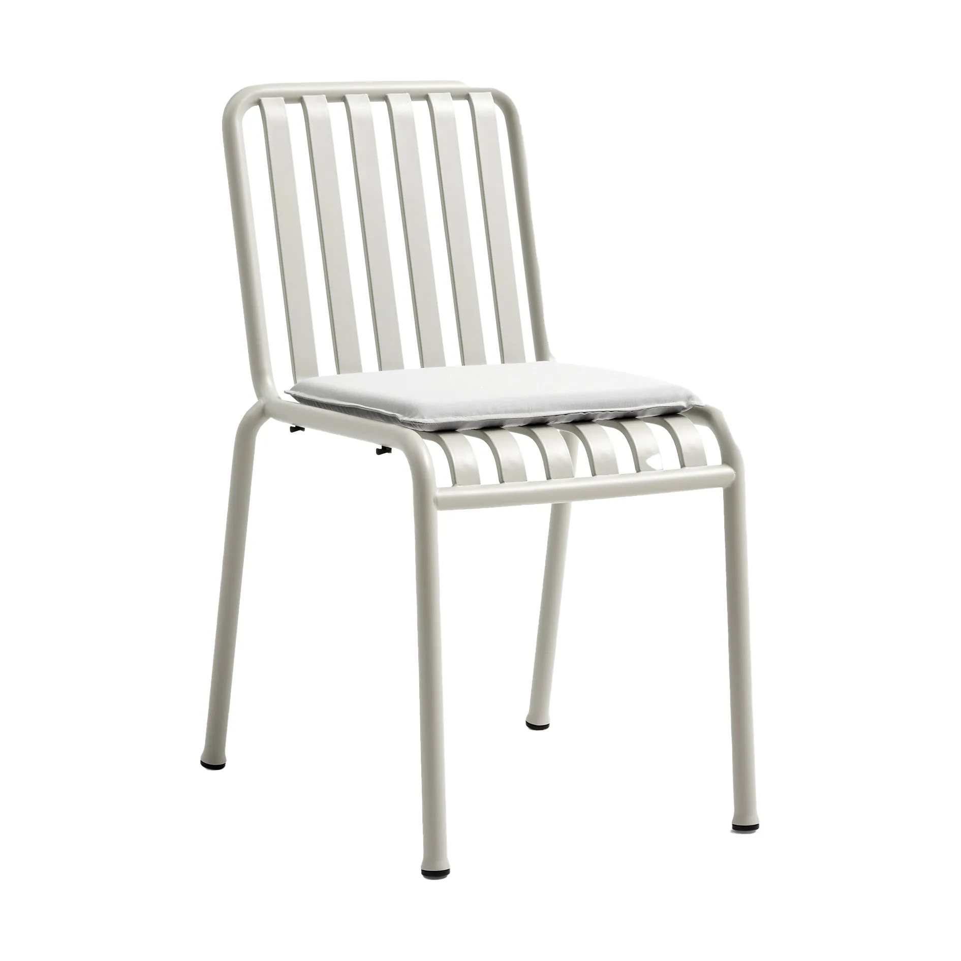 Almofada para cadeira e cadeira com apoios de braços Palissade, Sky grey HAY