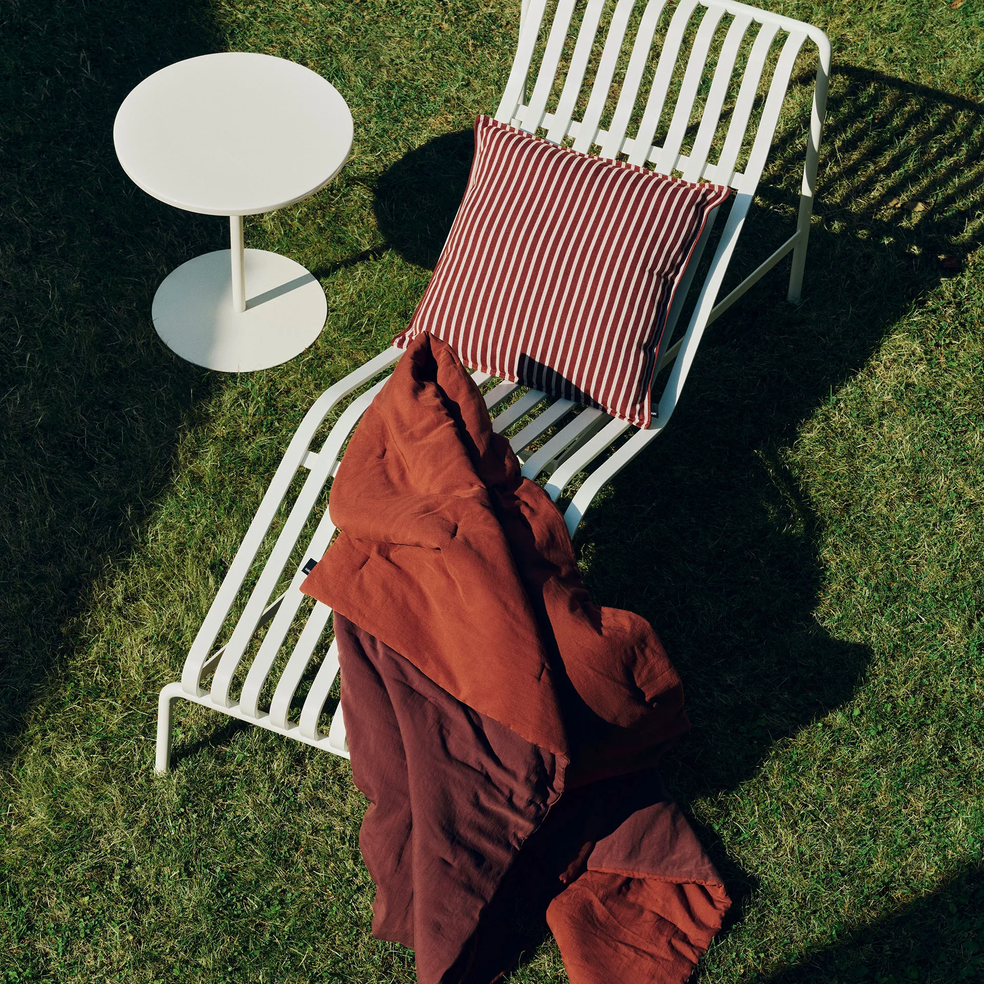 Almofada Terrazza, Terracotta bold stripe, 50x50 cm HAY