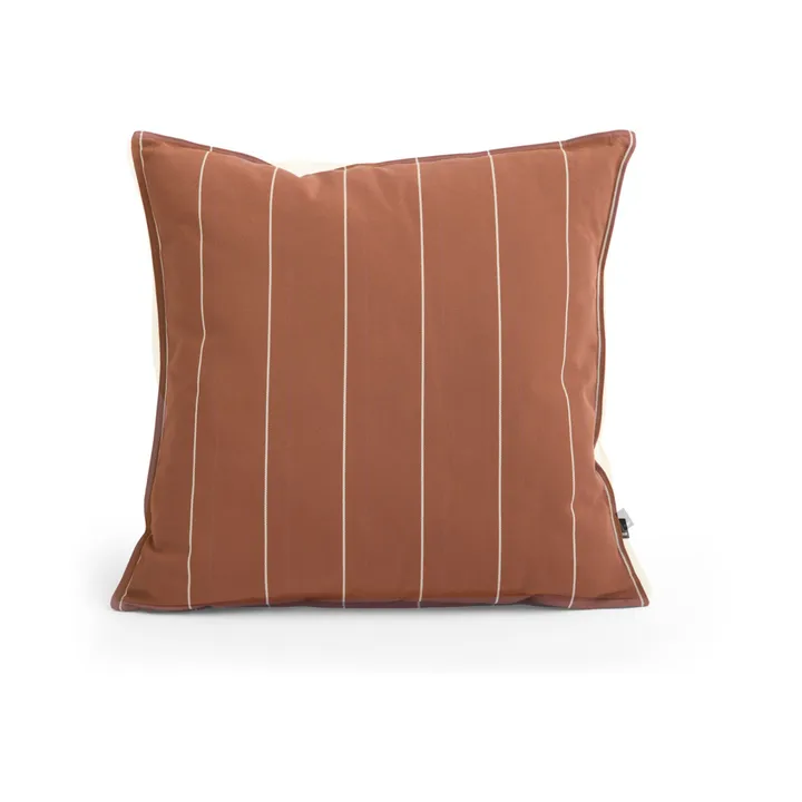 Almofada Terrazza - Terracotta narrow stripe, 60x60 cm - HAY