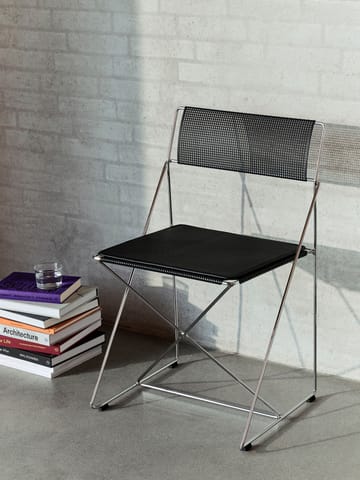 Almofada X-Line Indoor - Black leather - HAY