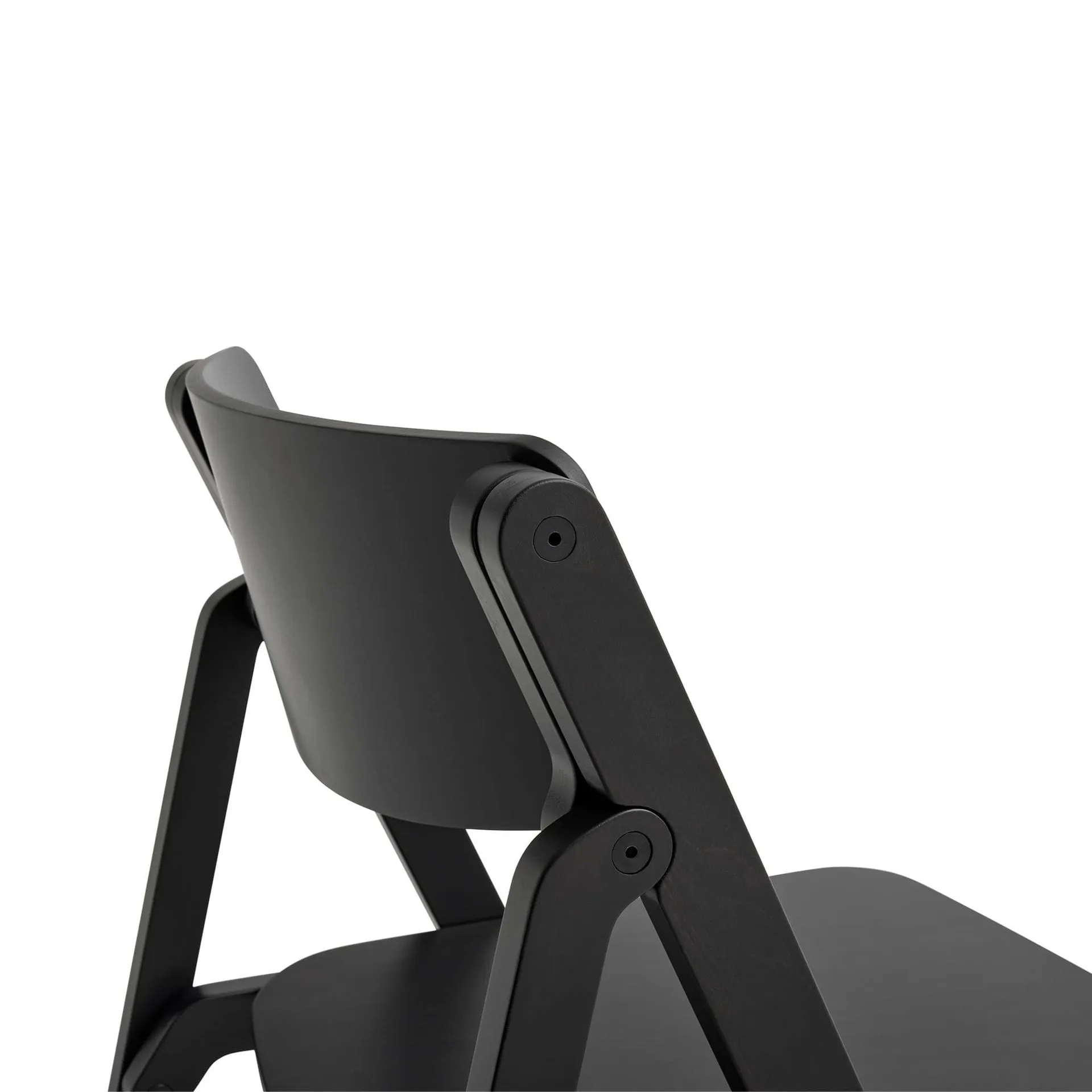 Backflip Chair cadeira, Anthracite faia lacada HAY