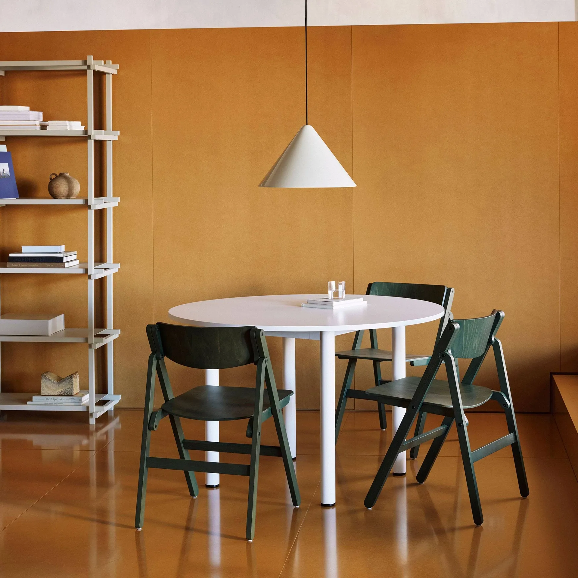 Backflip Chair cadeira, Cedar green faia lacada HAY