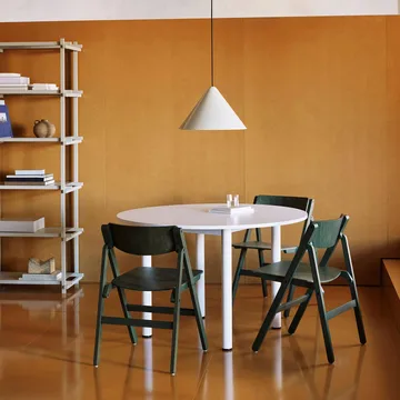 Backflip Chair cadeira - Cedar green faia lacada - HAY
