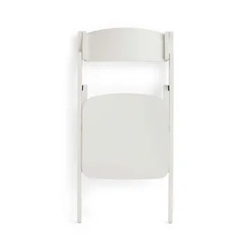 Backflip Chair cadeira - Cream white faia lacada - HAY