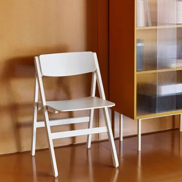 Backflip Chair cadeira - Cream white faia lacada - HAY