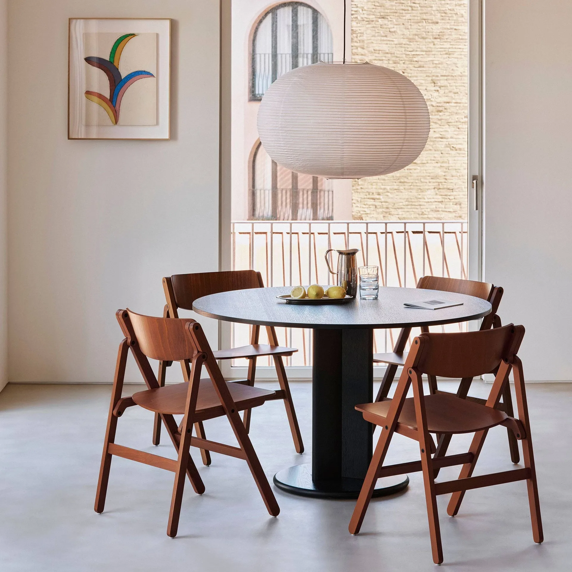 Backflip Chair cadeira, faia lacada Bronze HAY