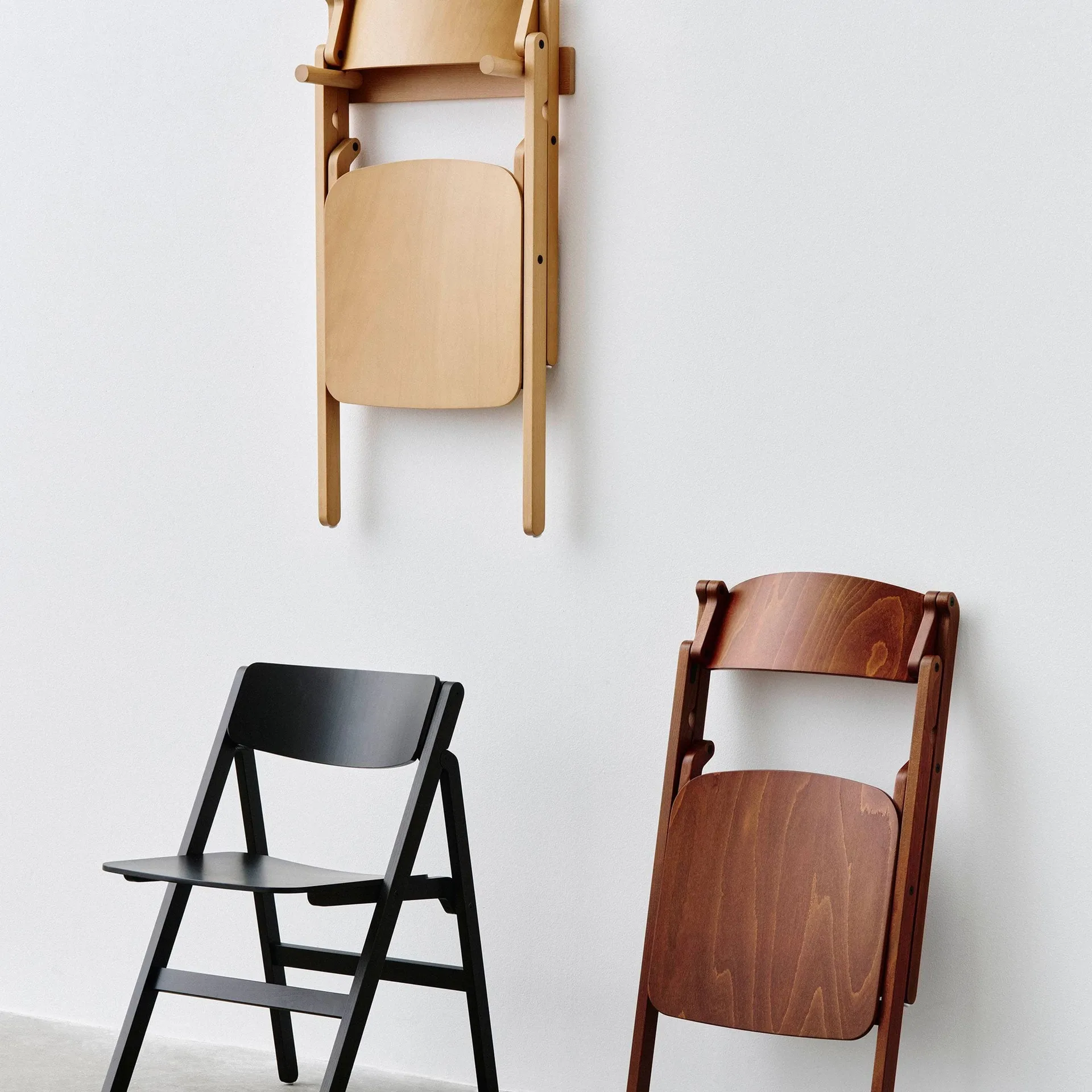 Backflip Chair cadeira, faia lacada Bronze HAY