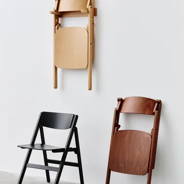 Backflip Chair cadeira - faia lacada Bronze - HAY