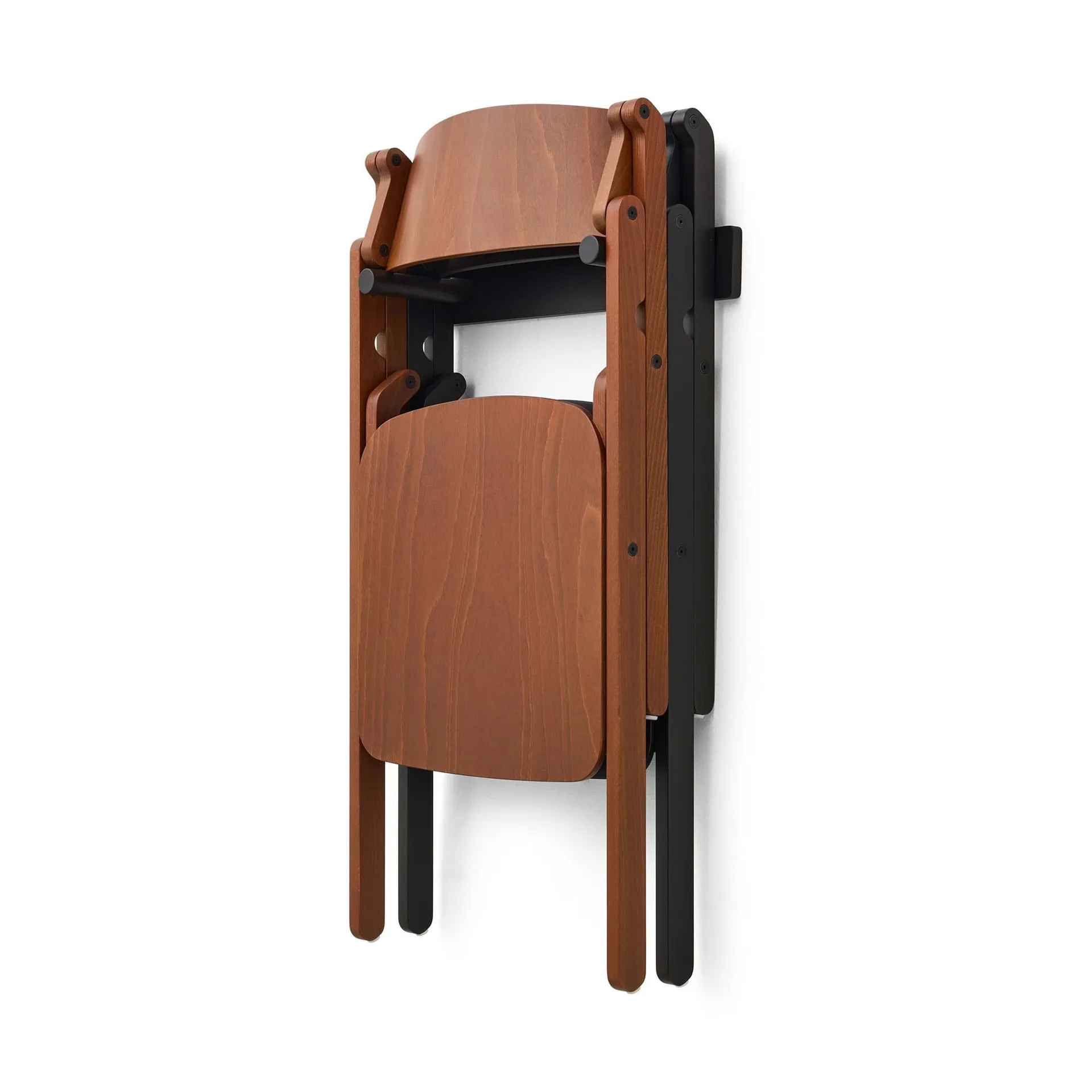 Backflip Chair suporte de parede para cadeira, Anthracite faia lacada HAY