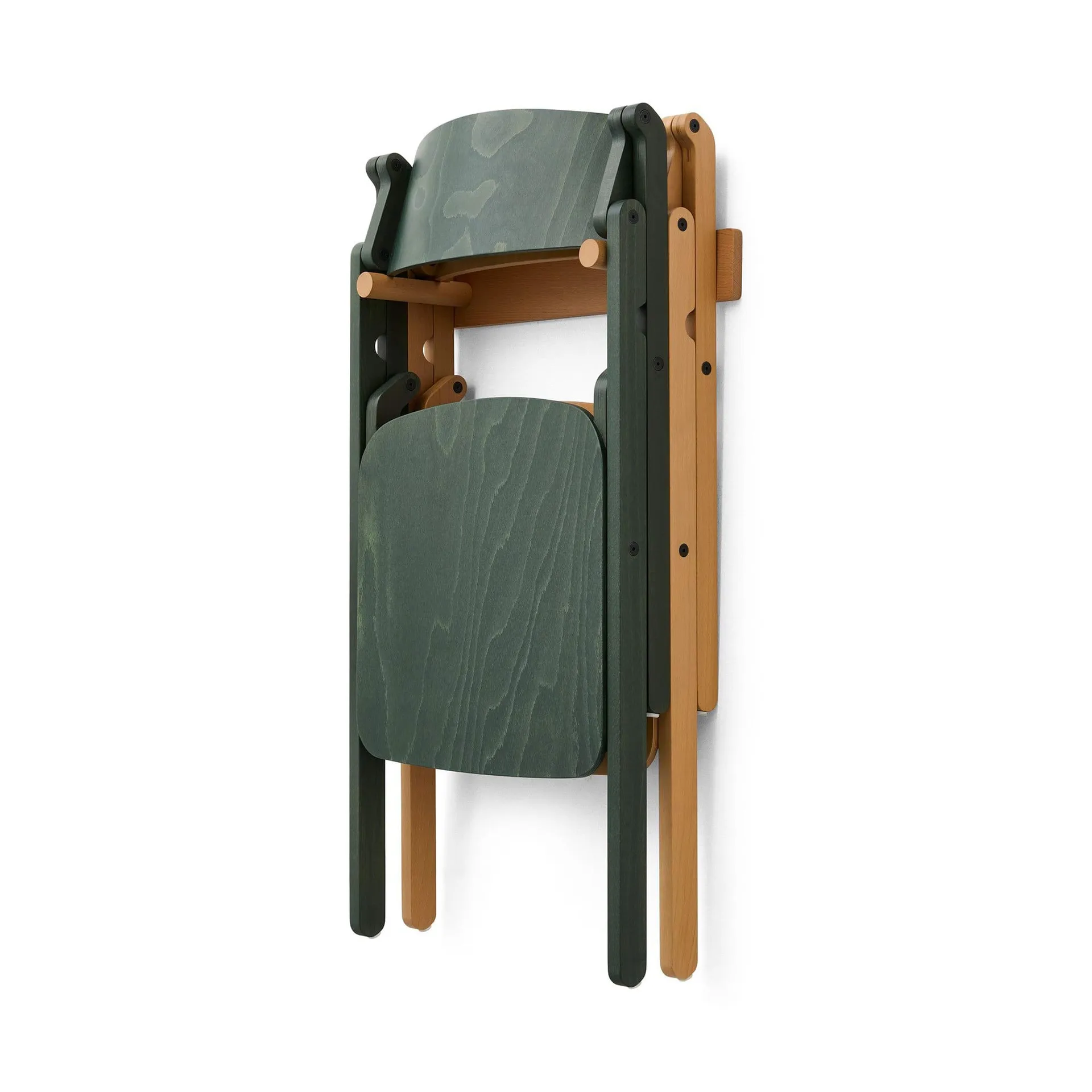 Backflip Chair suporte de parede para cadeira, Golden faia lacada HAY