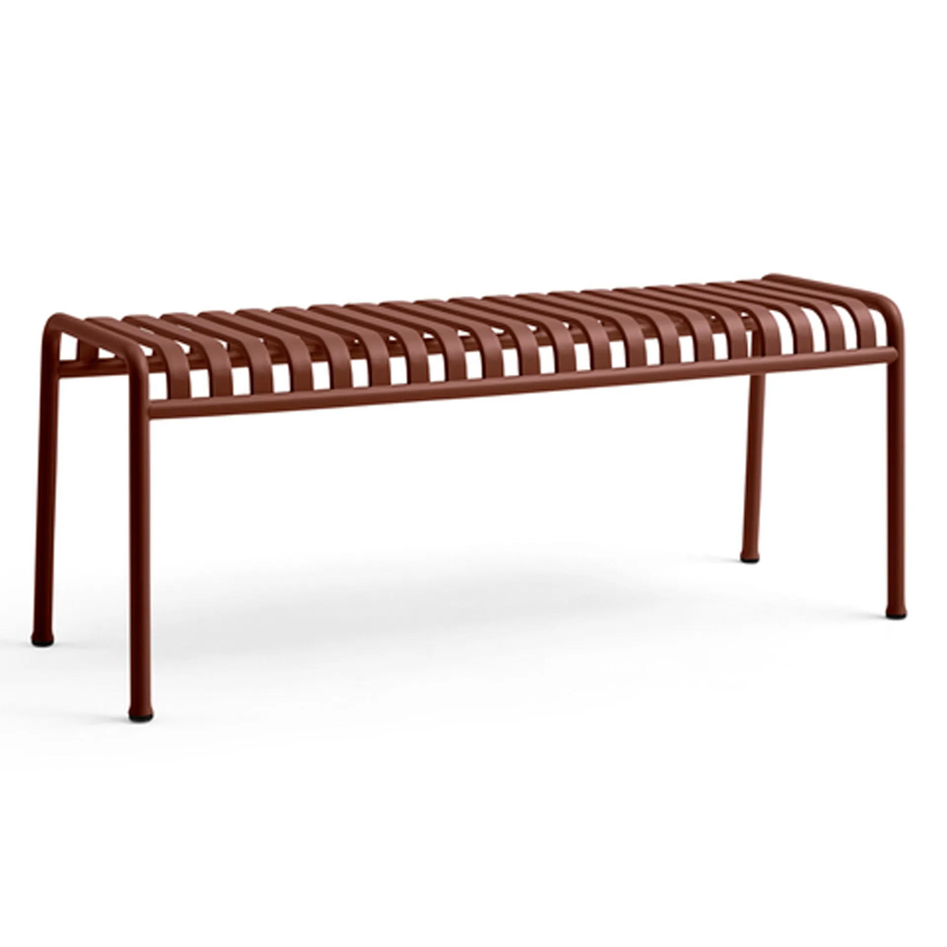 Banco 120x42 cm Palissade, Iron red HAY