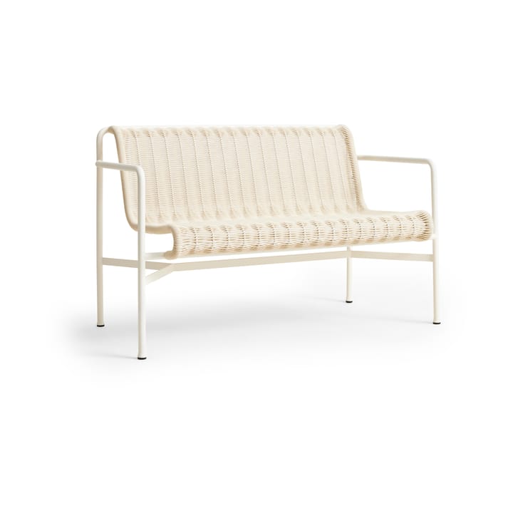 Banco com apoios de braços Palissade Cord Dining   - Cream white - HAY