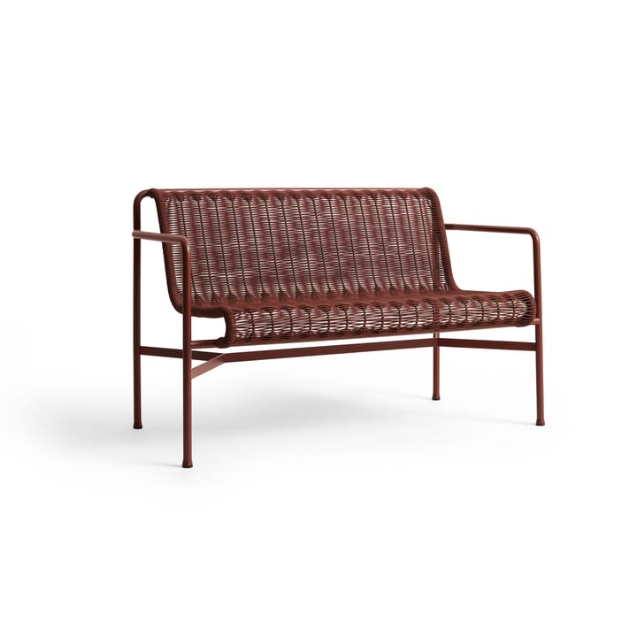 Banco com apoios de braços Palissade Cord Dining   - Iron red - HAY