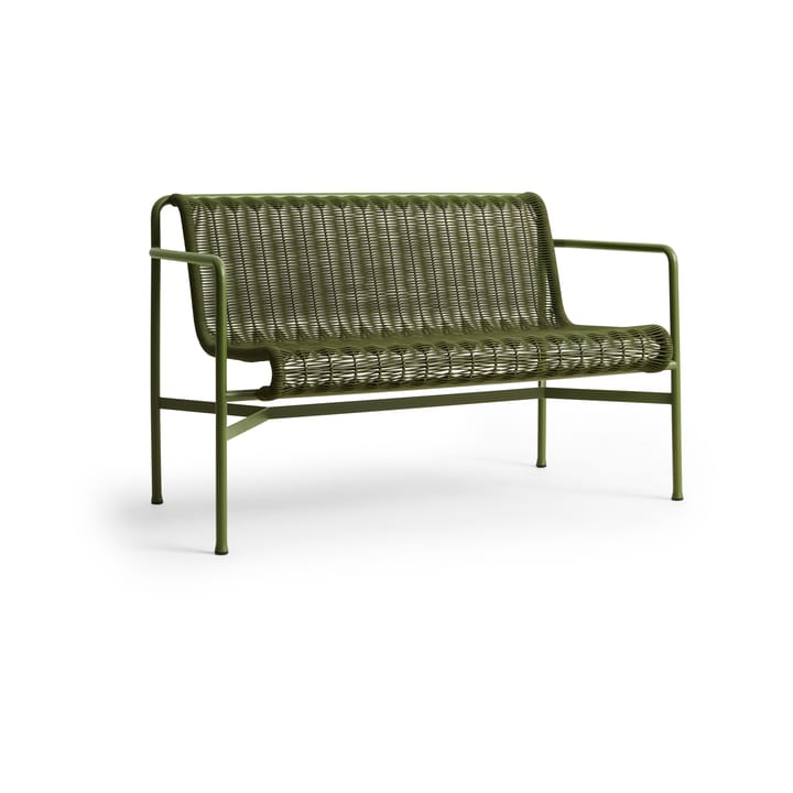Banco com apoios de braços Palissade Cord Dining   - Olive - HAY