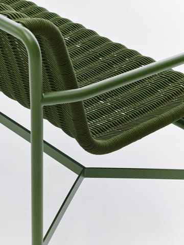Banco com apoios de braços Palissade Cord Dining   - Olive - HAY
