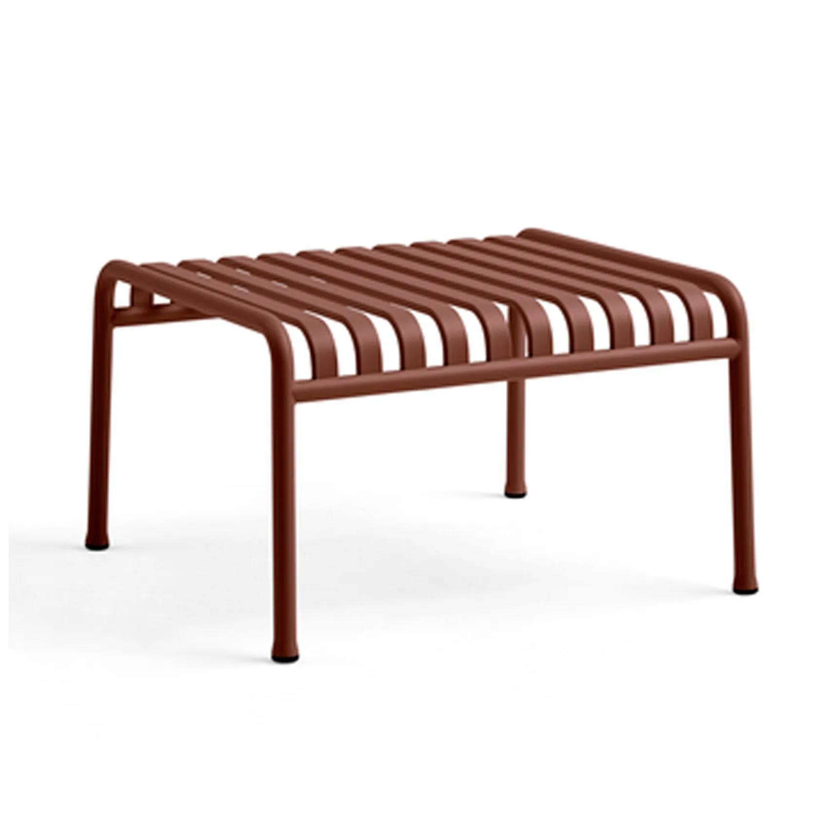 Banco de apoio para pés Palissade Ottoman, Iron red HAY