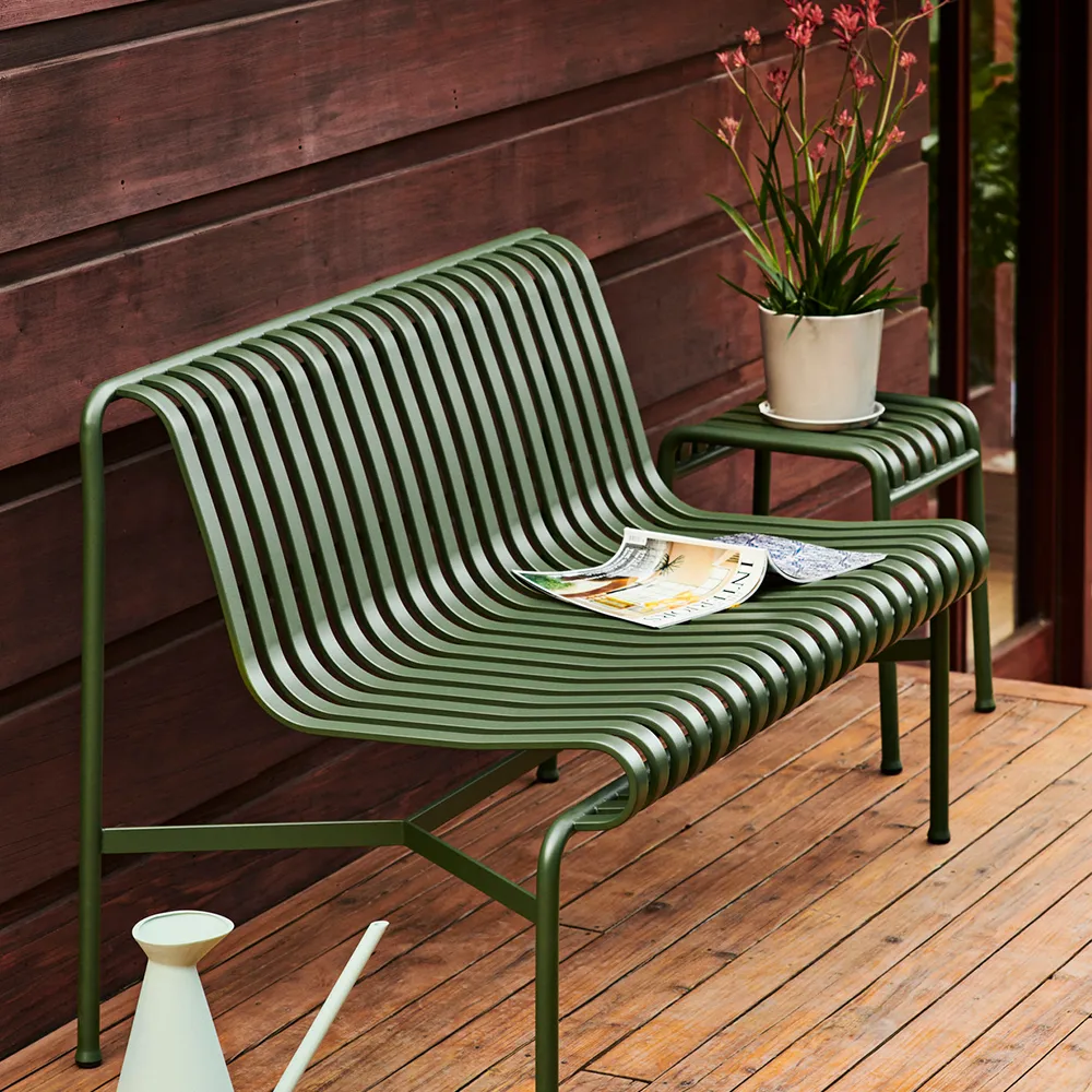 Banco sem apoios de braços Palissade Dining, Olive HAY