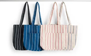 Bolsa de tecido Outdoor Market - Bege-azul, médio - HAY