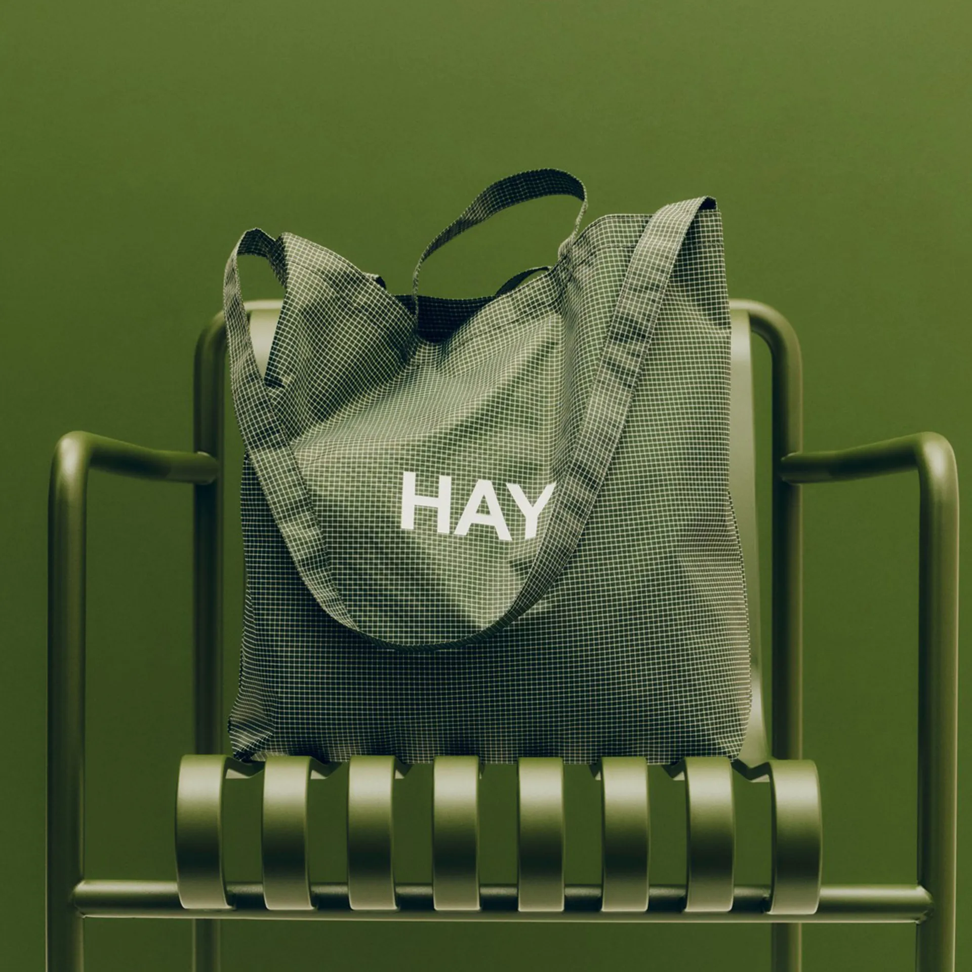 Bolsa Grid Crossover Bag medium, Dark green, medium HAY