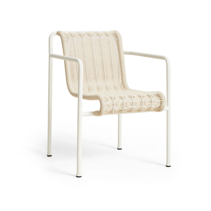 Cadeira com apoios de braços Palissade Cord Dining   - Cream white - HAY