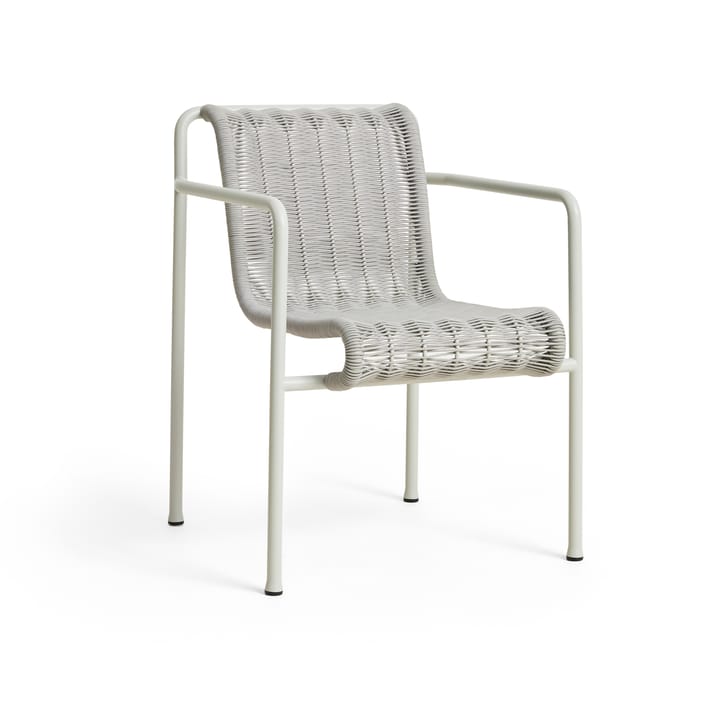 Cadeira com apoios de braços Palissade Cord Dining   - Sky grey - HAY
