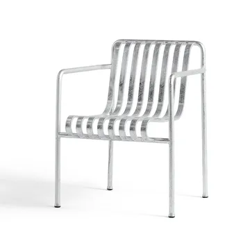 Cadeira com apoios de braços Palissade Dining - Hot galvanised - HAY