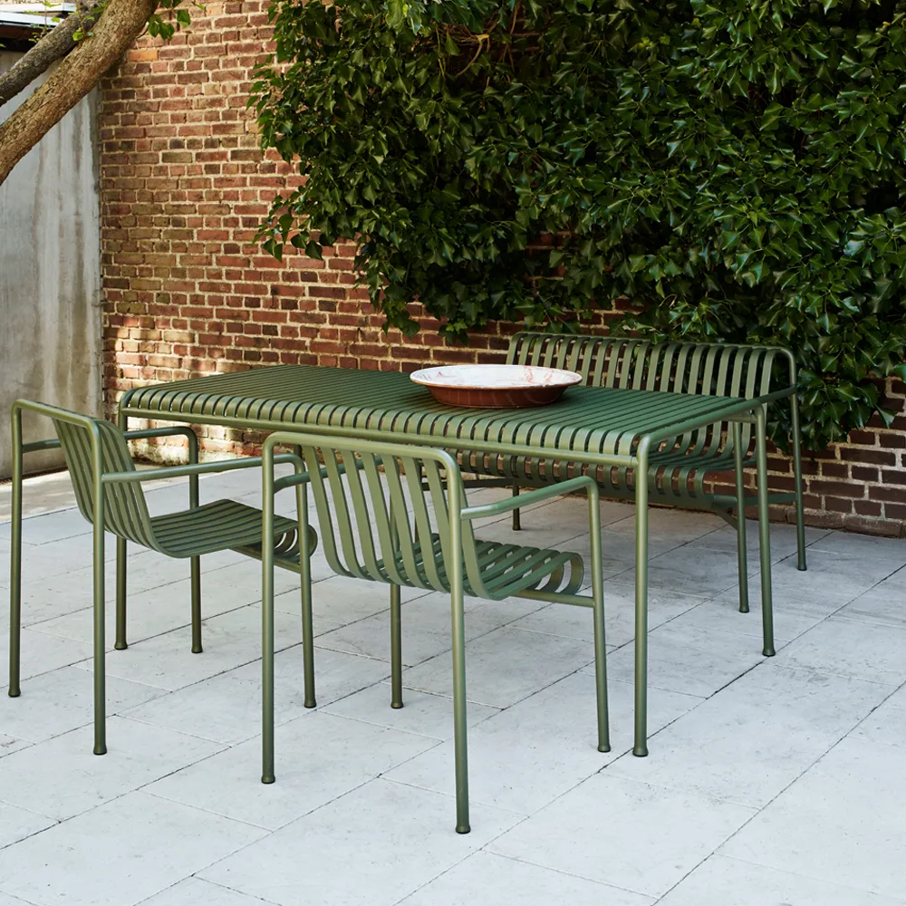 Cadeira com apoios de braços Palissade Dining, Olive HAY