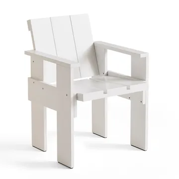 Cadeira com braços Crate Dining Chair - White - HAY