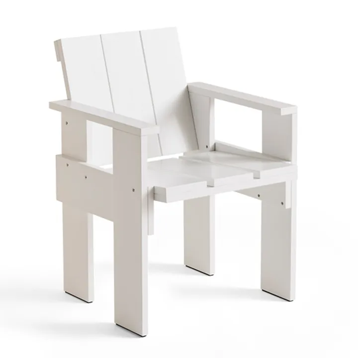 Cadeira com braços Crate Dining Chair - White - HAY