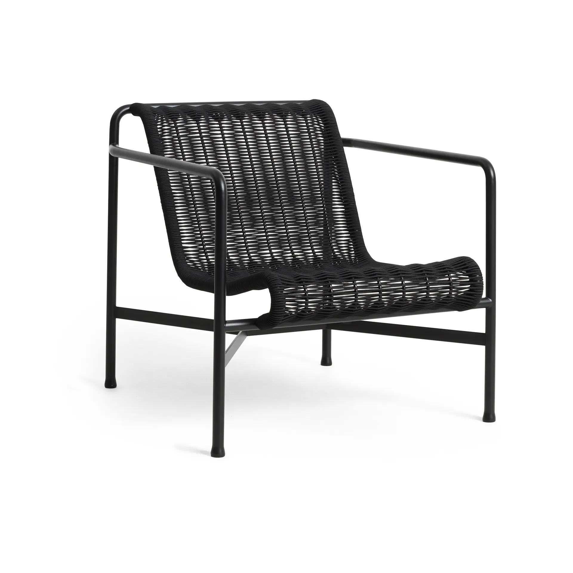 Cadeira lounge Palissade Cord Low, Anthracite HAY