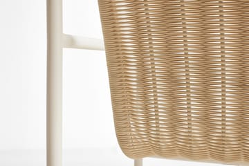 Cadeira lounge Palissade Cord Low   - Cream white - HAY