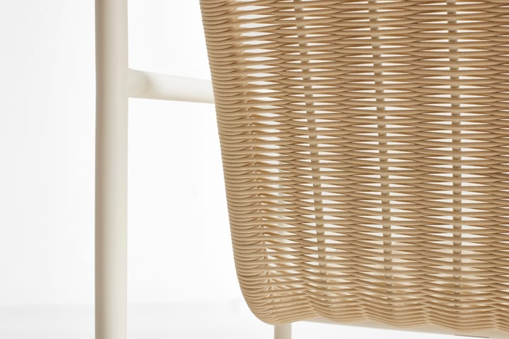Cadeira lounge Palissade Cord Low  , Cream white HAY