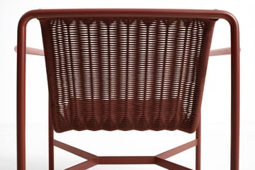 Cadeira lounge Palissade Cord Low   - Iron red - HAY