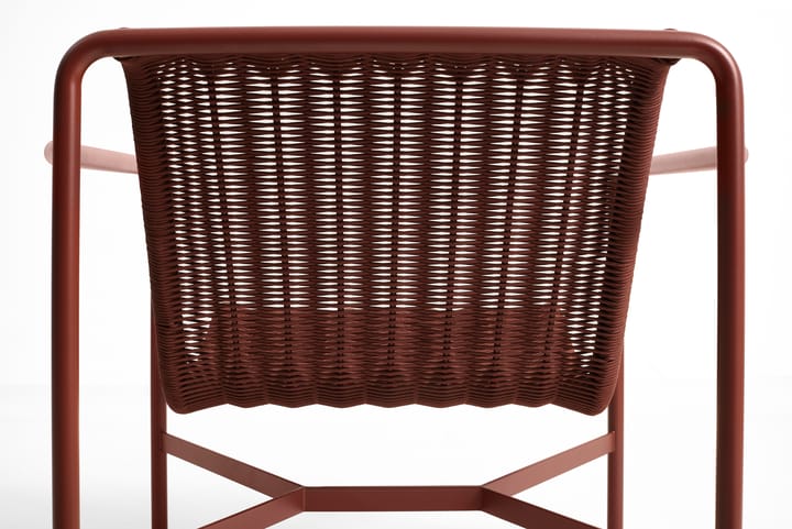 Cadeira lounge Palissade Cord Low  , Iron red HAY