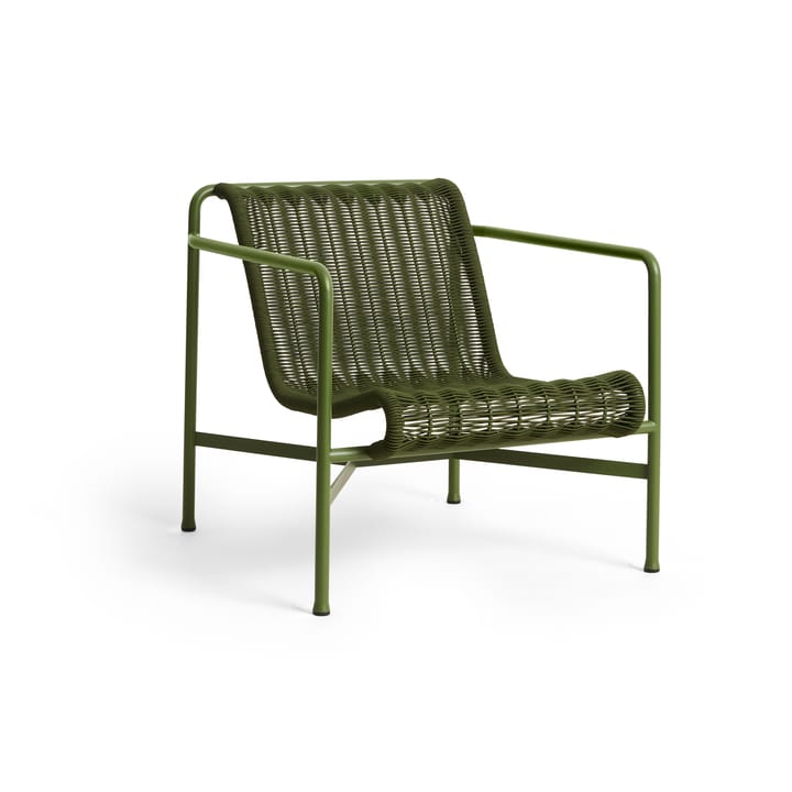 Cadeira lounge Palissade Cord Low   - Olive - HAY