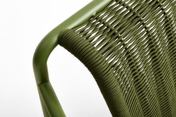 Cadeira lounge Palissade Cord Low   - Olive - HAY