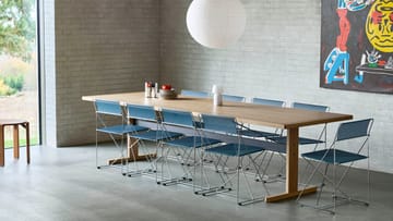 Cadeira X-Line Indoor - Powder blue - HAY