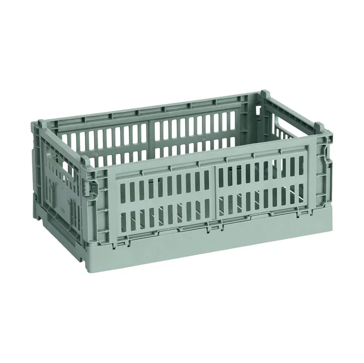 Caixa Colour Crate S 17x26.5 cm - Sage green - HAY