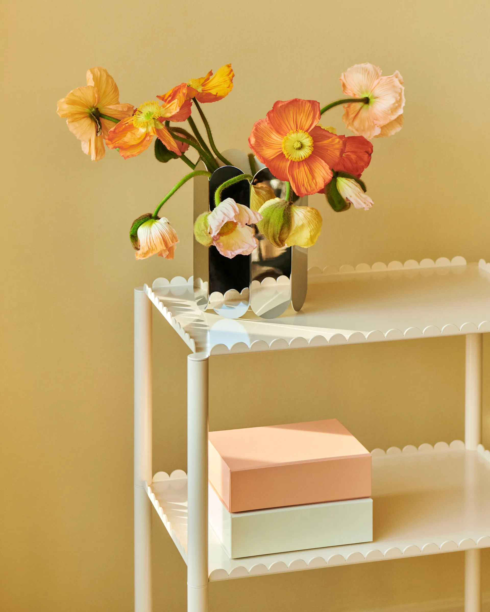 Caixa com tampa Colour Storage XS 16,5x22,5 cm, Soft pink HAY