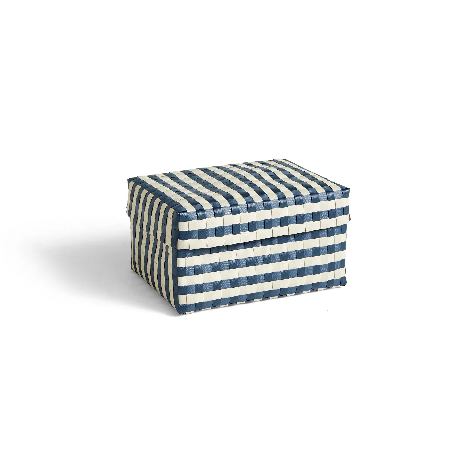 Caixa de arrumação Maxim Stripe Box M 24x33,5 cm, Blue-sand HAY