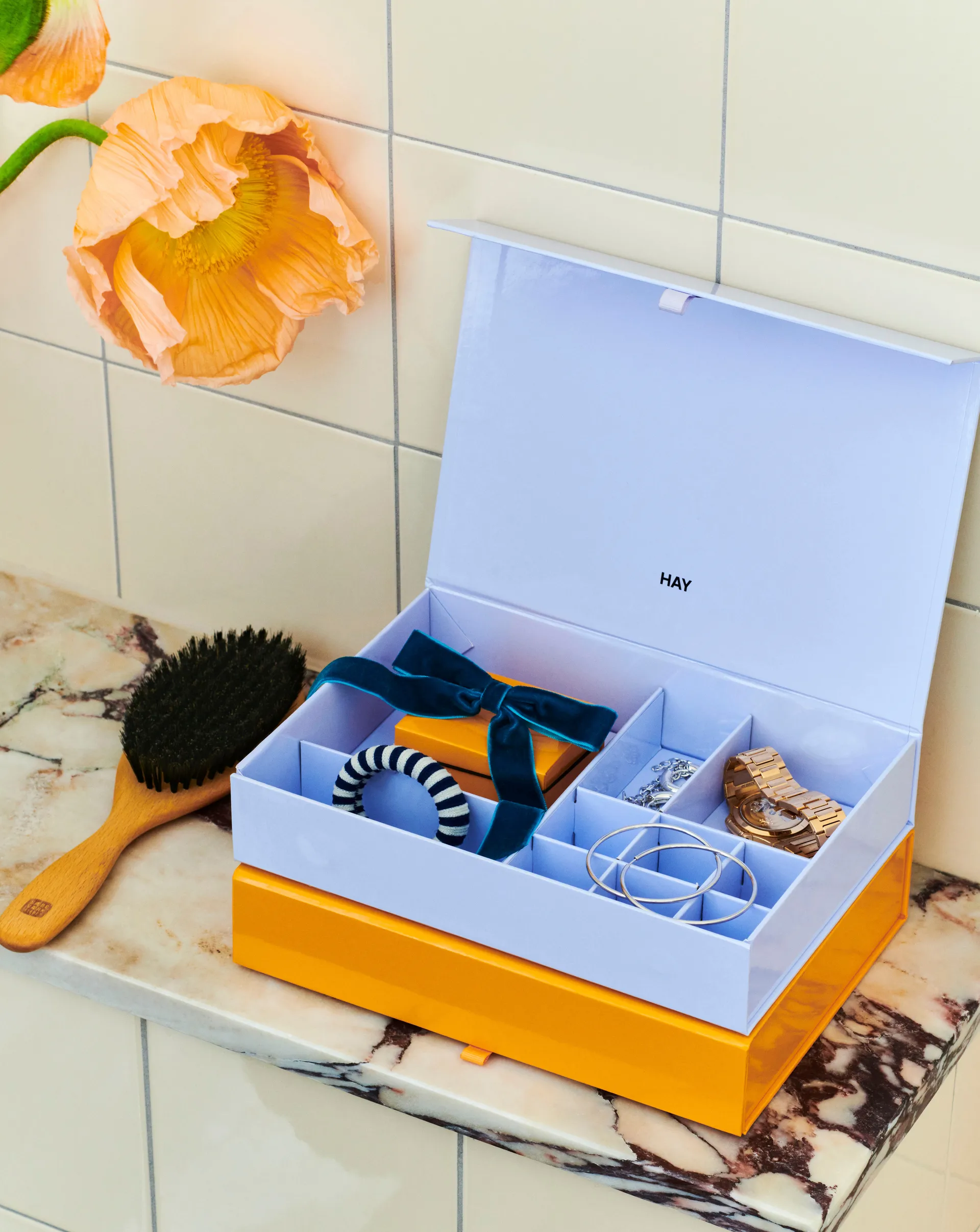 Caixa de jóias Colour Storage 23,2x16,1 cm, Egg yolk HAY