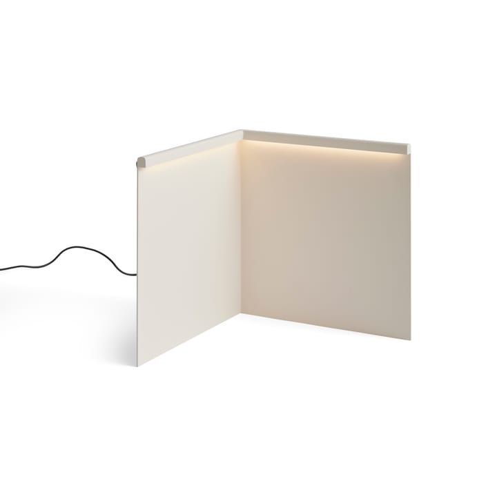 Candeeiro de mesa LBM Corner - Branco creme  - HAY