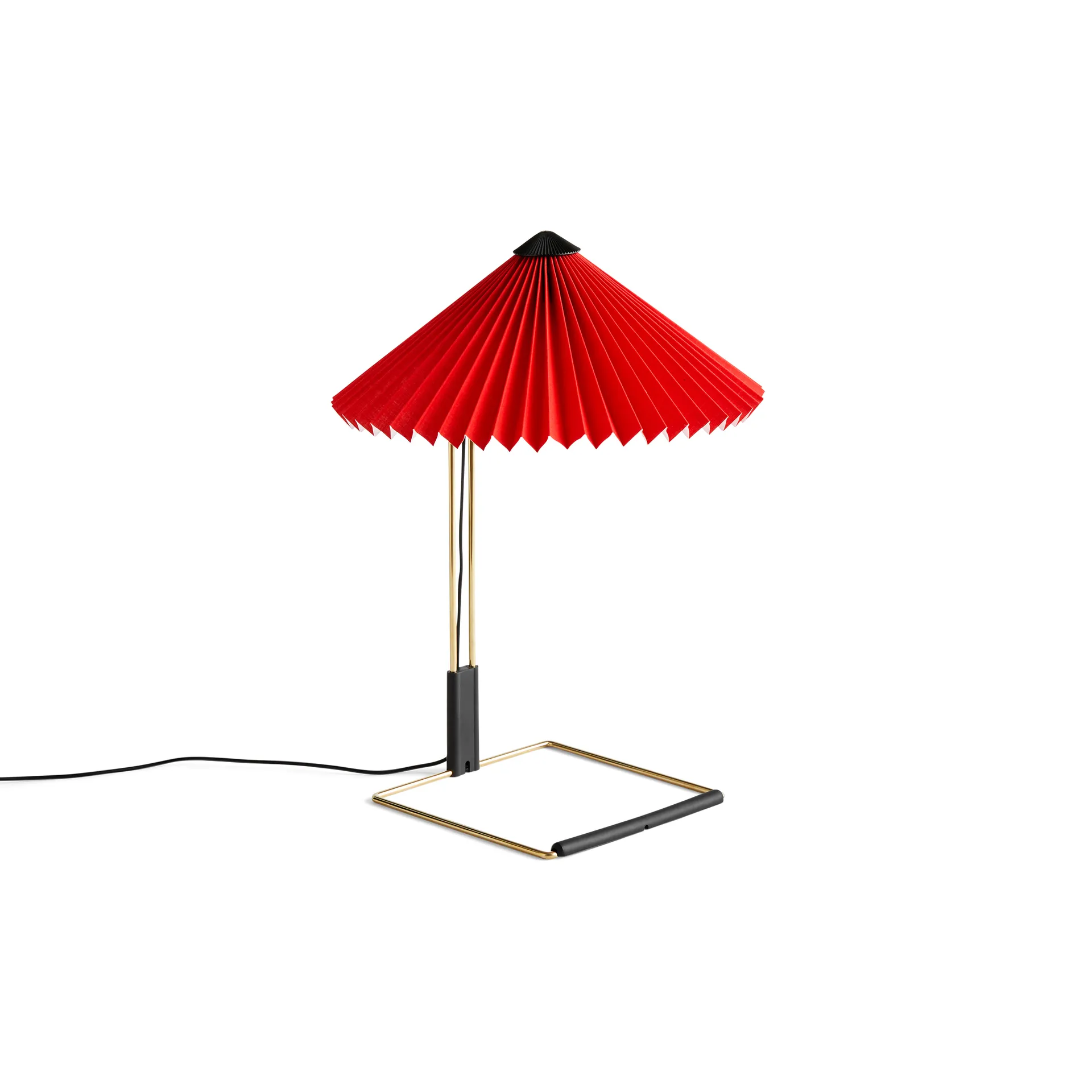 Candeeiro de mesa Matin table Ø30 cm, Bright red shade HAY