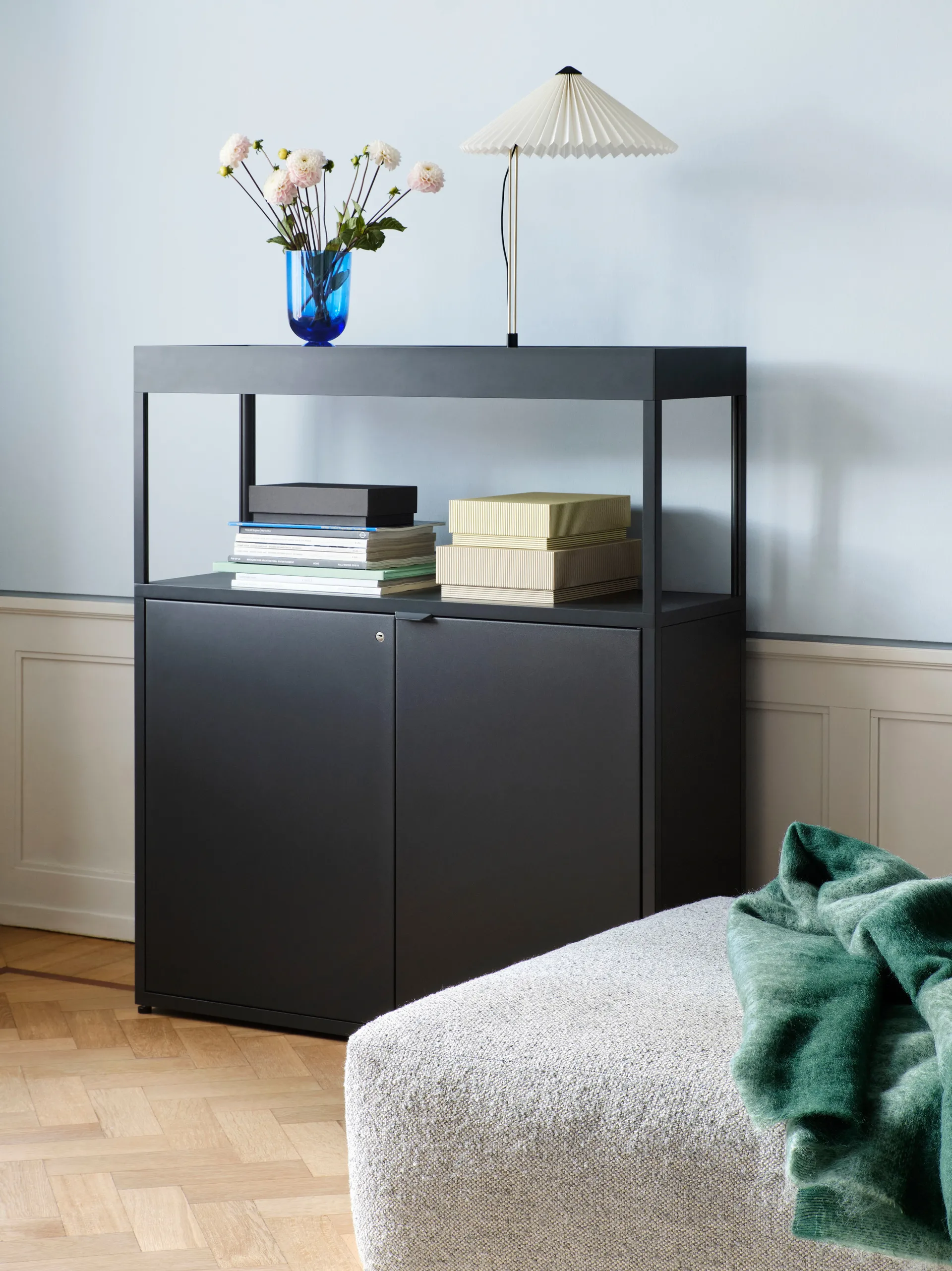 Candeeiro de mesa Matin table Ø38 cm, White shade HAY