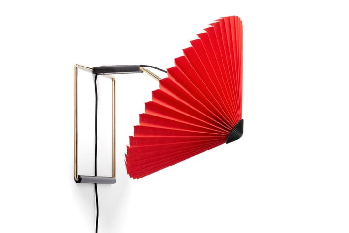 Candeeiro de parede Matin Ø30 cm, Bright red shade HAY