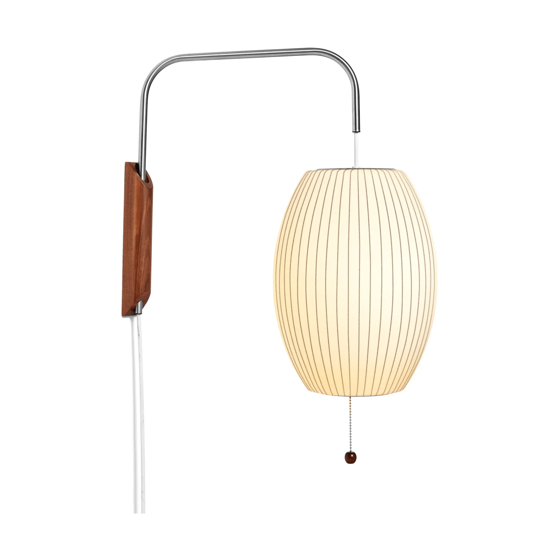 Candeeiro de parede Nelson Bubble Cigar, Off white HAY